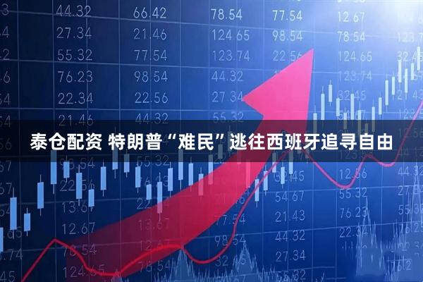 泰仓配资 特朗普“难民”逃往西班牙追寻自由